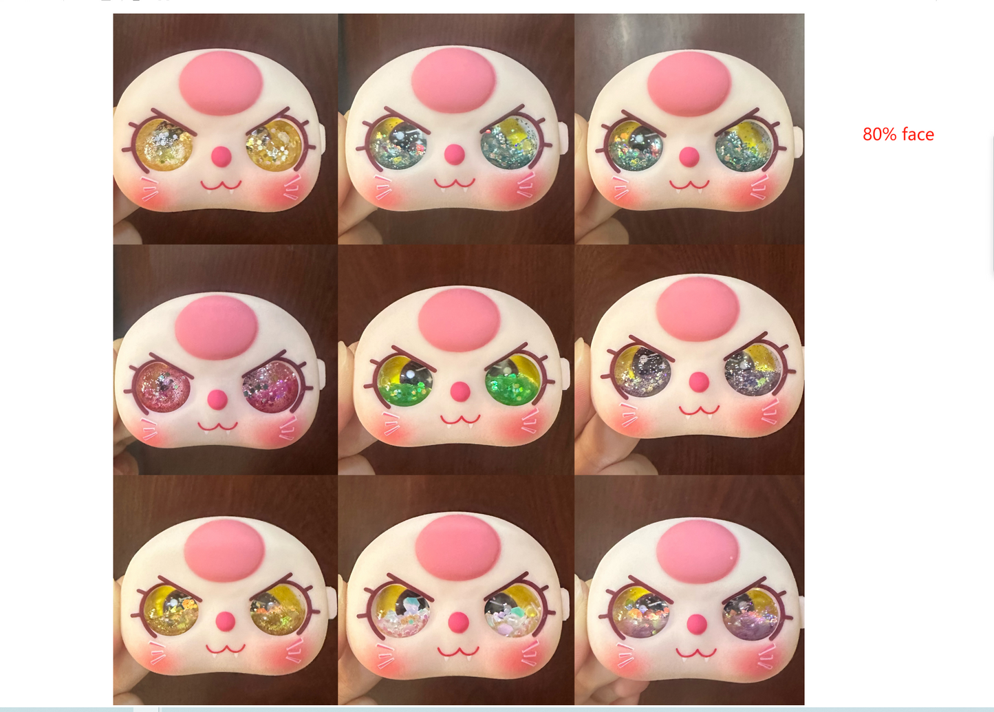 Baby Three Paci face eyes shoes