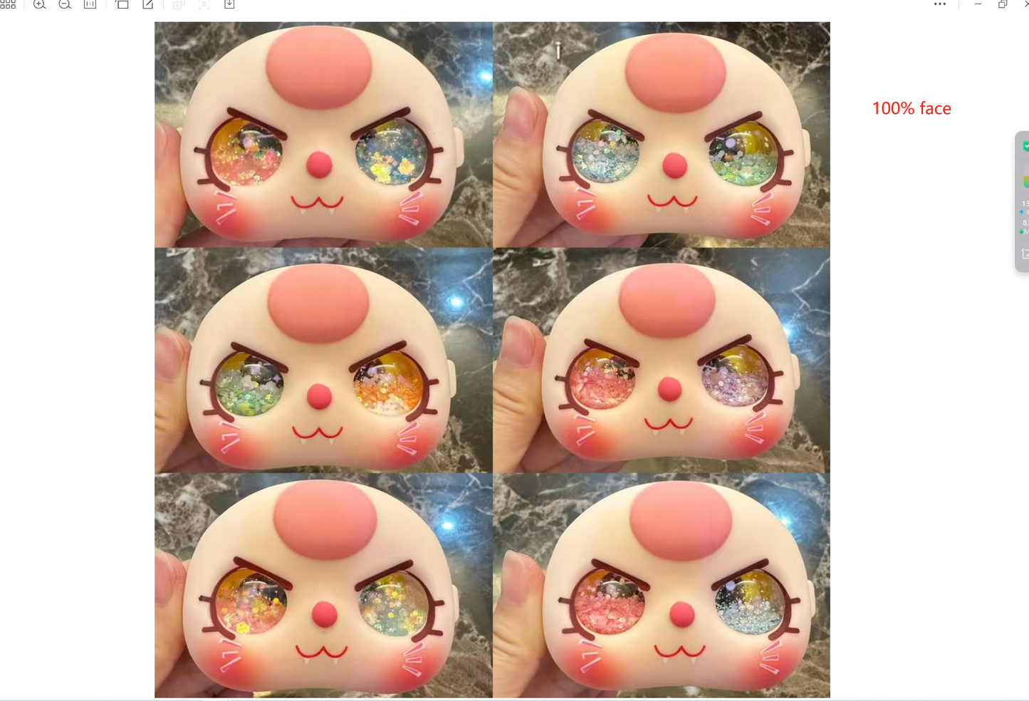 Baby Three Paci face eyes shoes