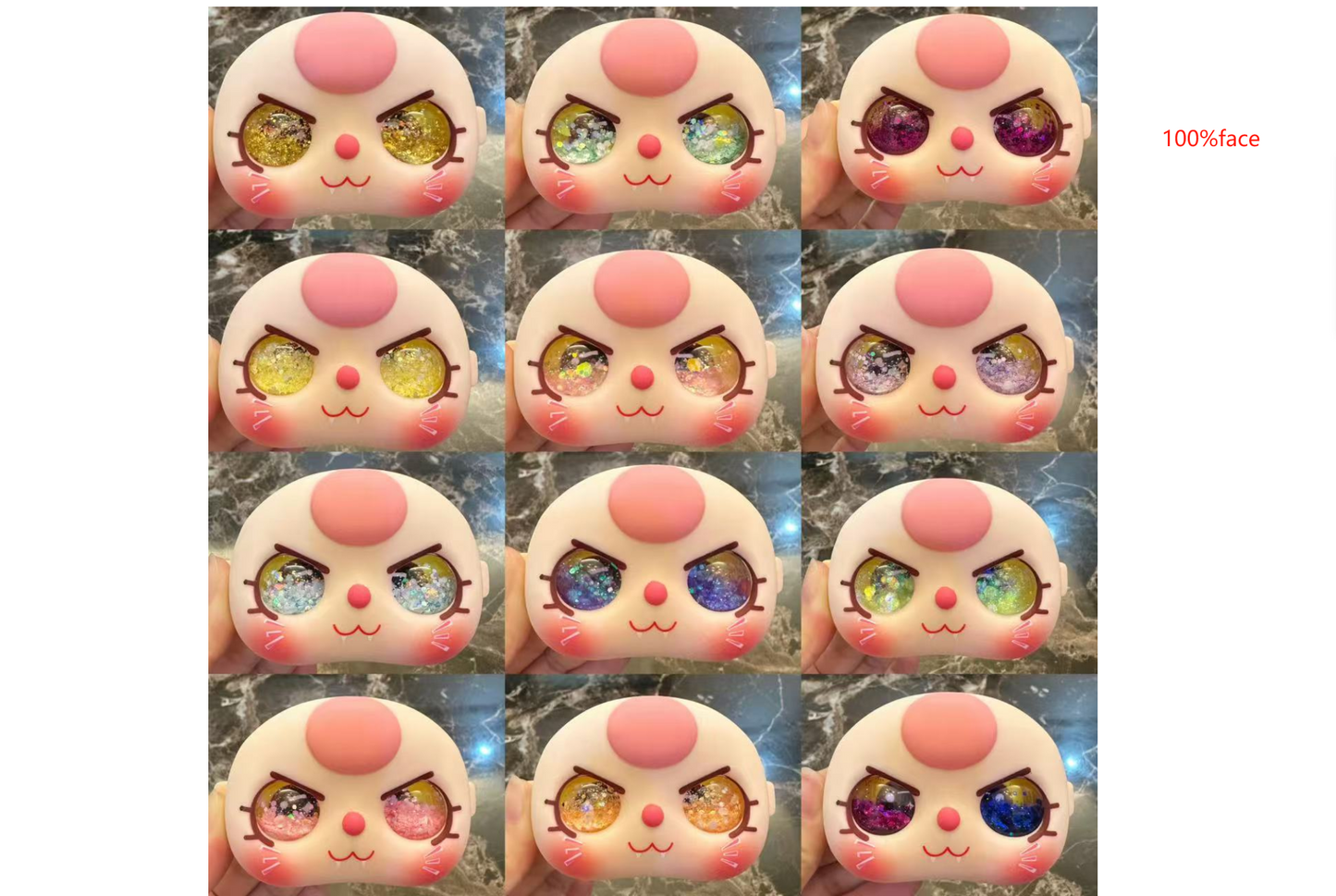Baby Three Paci face eyes shoes