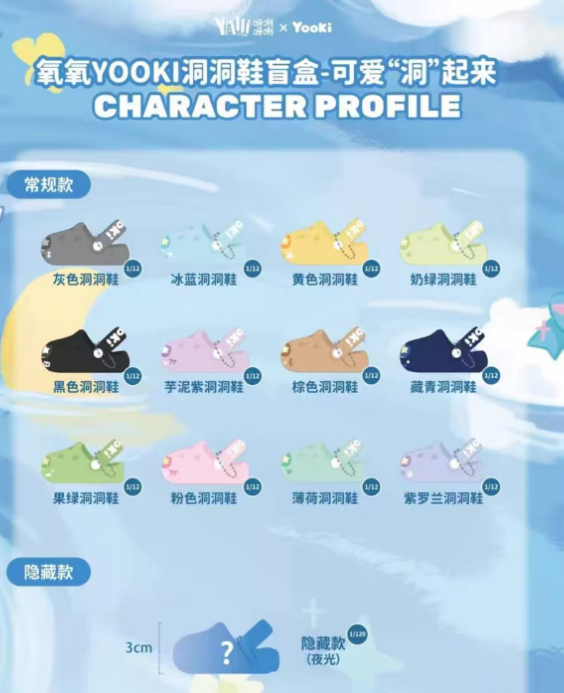 Yooki Cute hole shoes blind box