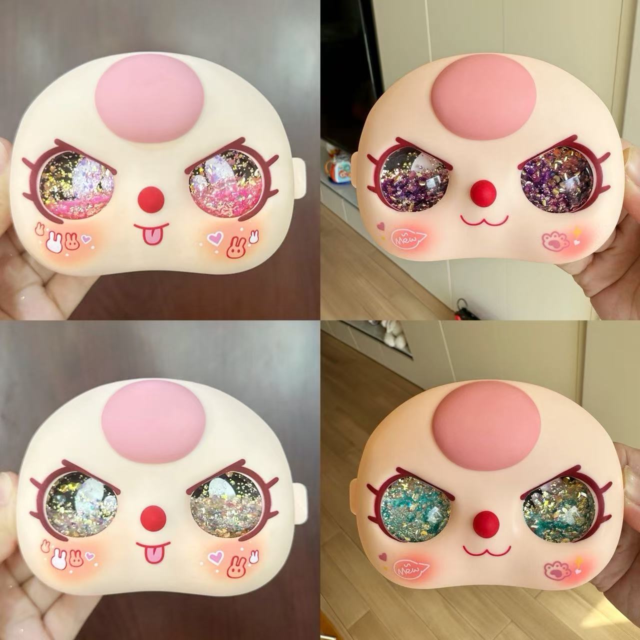 Baby Three Paci face eyes shoes