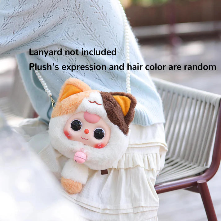 Baby Three Fortune Cat Plush Zipper Bag Series Blind Box