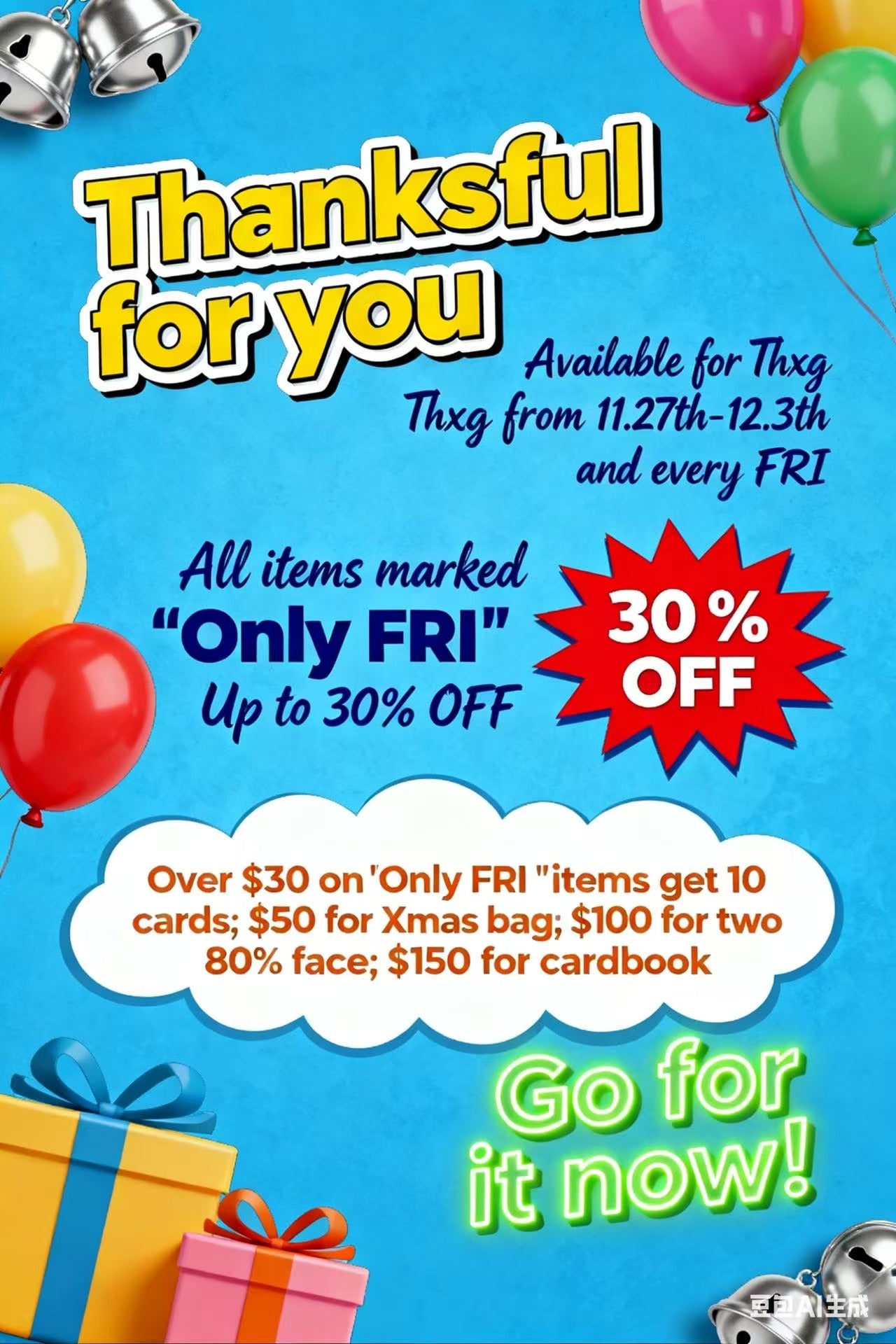 thanksgiving / ONLY FRI promo