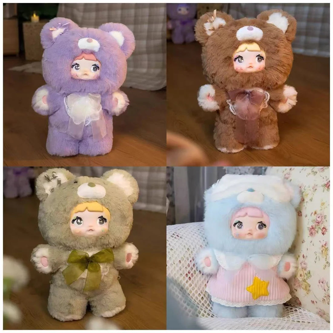 NOMMI 400% -V1 Good Night Bear Plush Series Blind Box【HiToys】