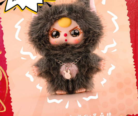 Baby Three Cats and Dogs Plush toy doll