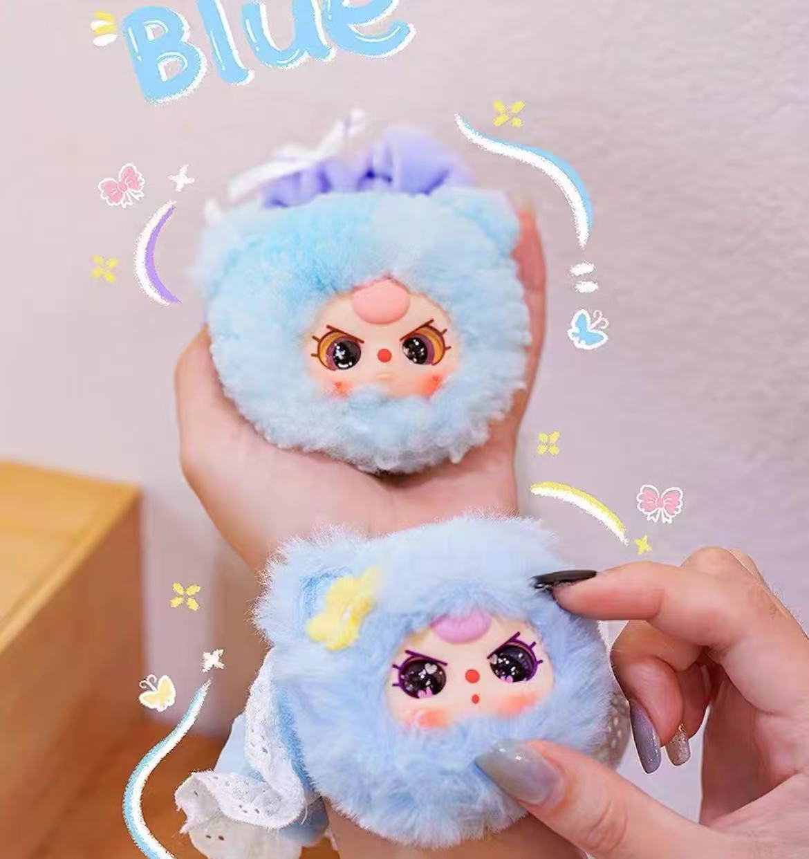 Special deal:BabyThree Flower Hair Ring Blind box buy 3 get 1 keychain