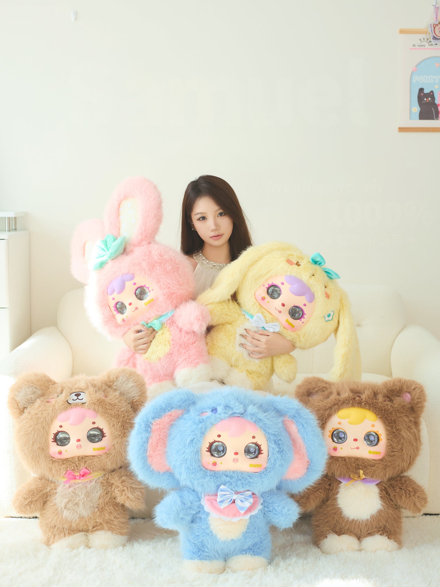 Samuel 1000% AI plush blind box