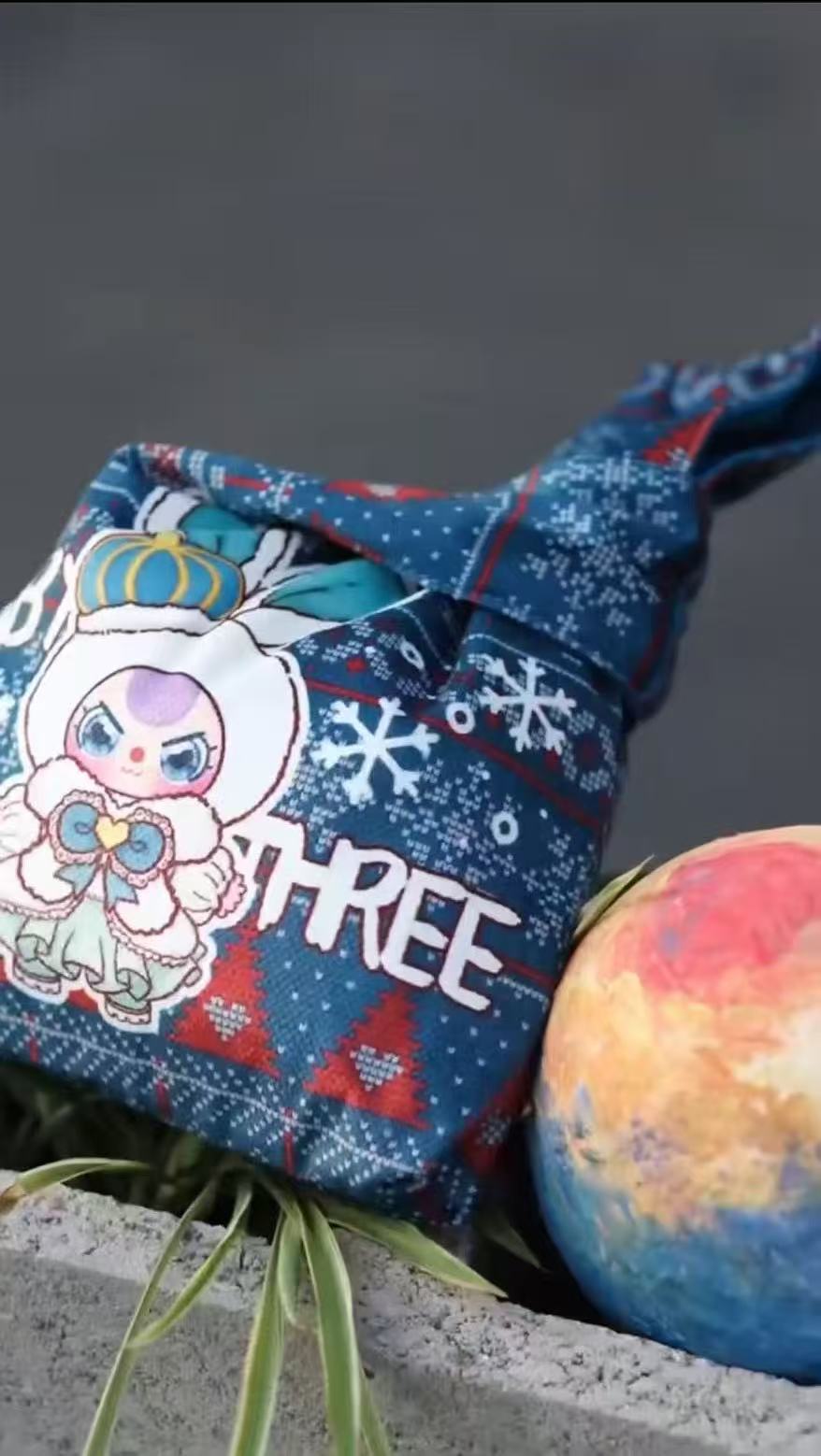 Baby three Christmas cute bag blind box