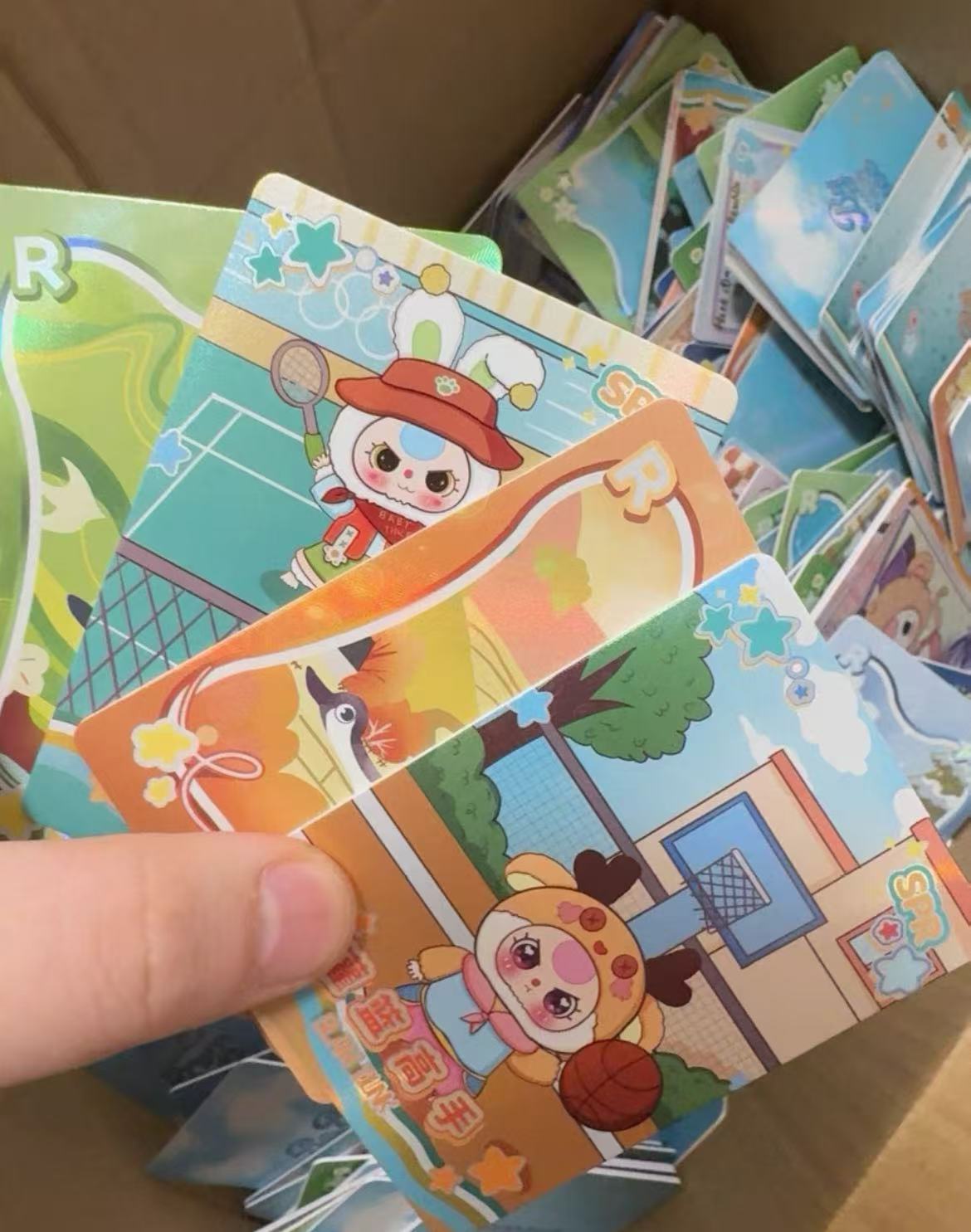 Baby three cards and card book