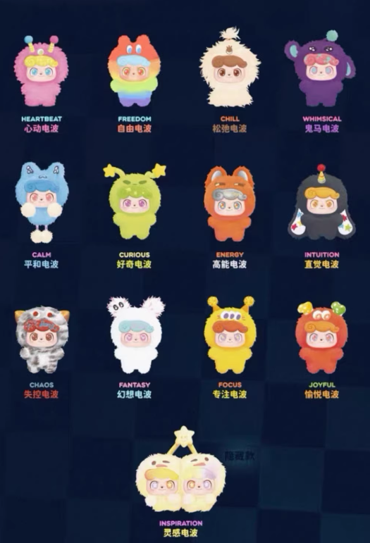 Qkid Radio Club Plushblind box