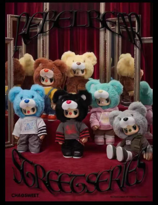 CHAO SWEET Rebellious Bear Streetwear Series