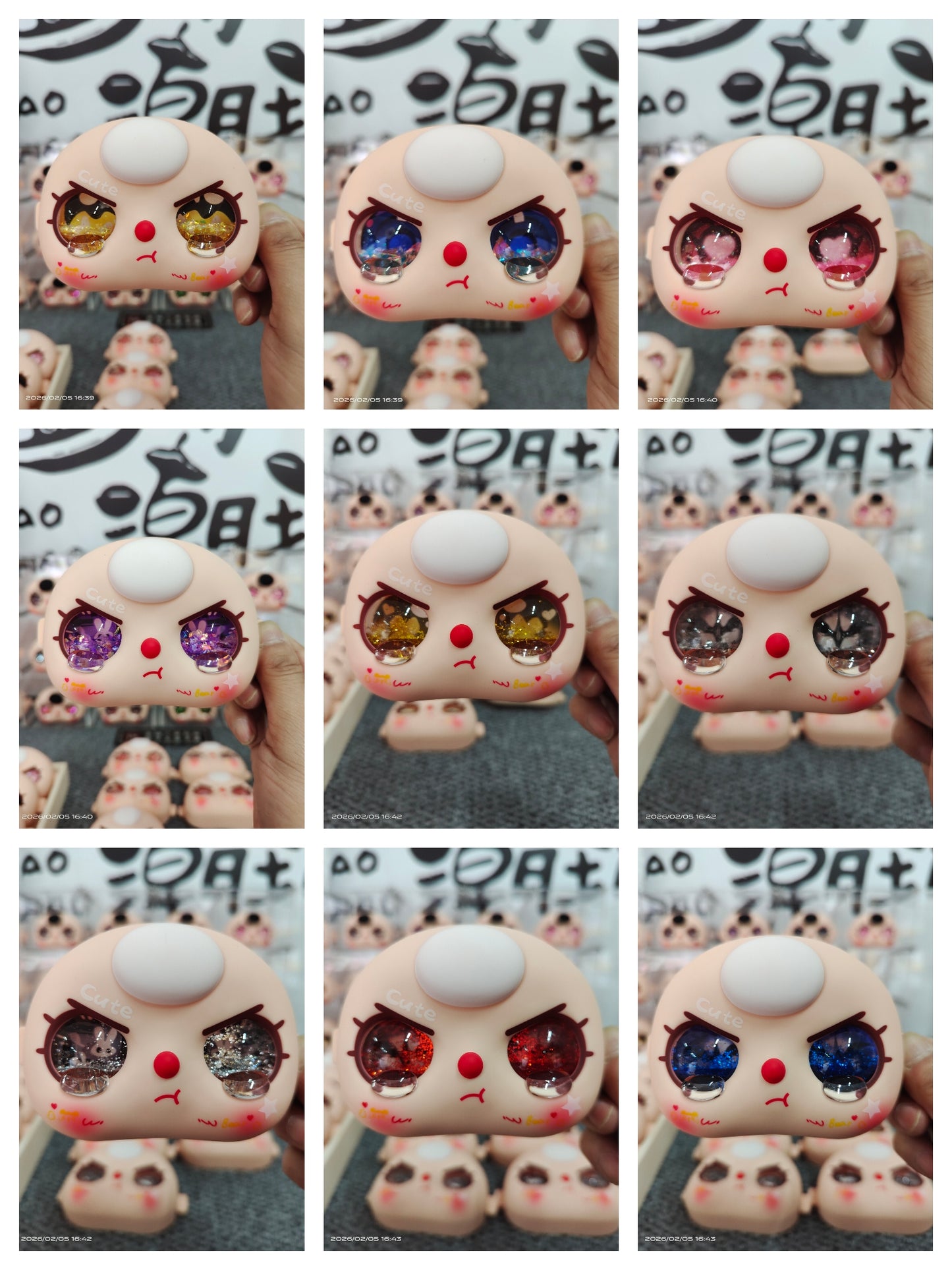 Baby Three Paci face eyes shoes