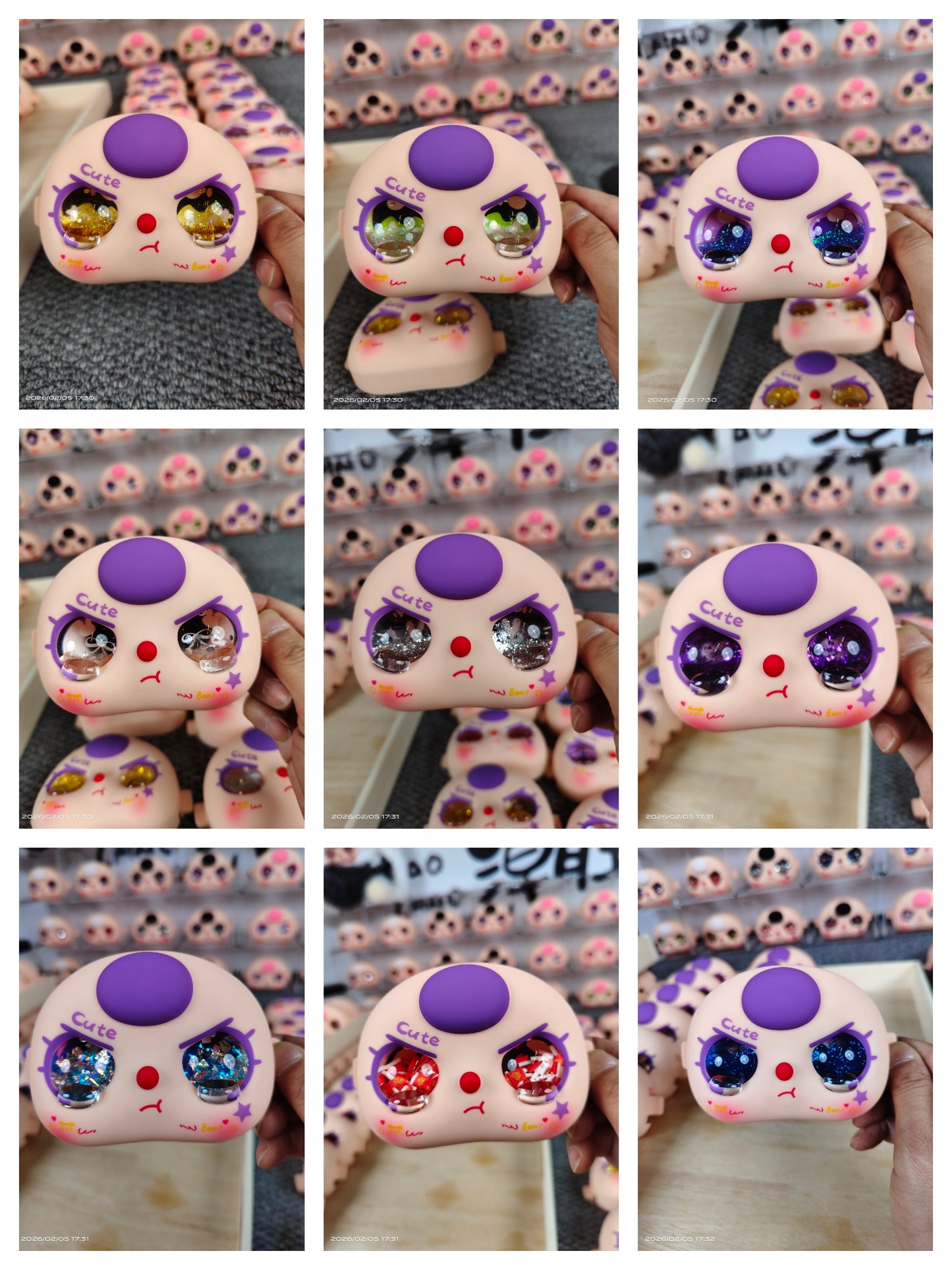 Baby Three Paci face eyes shoes