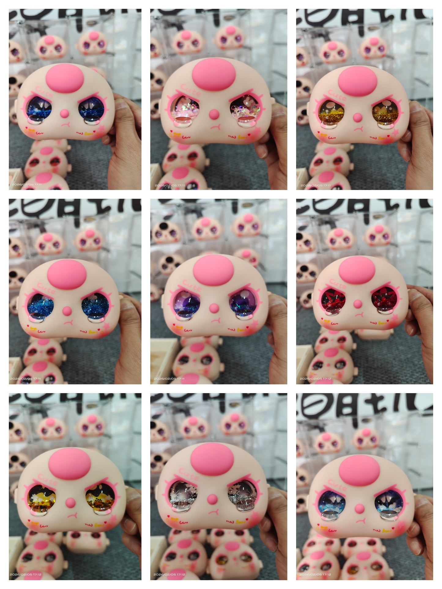 Baby Three Paci face eyes shoes