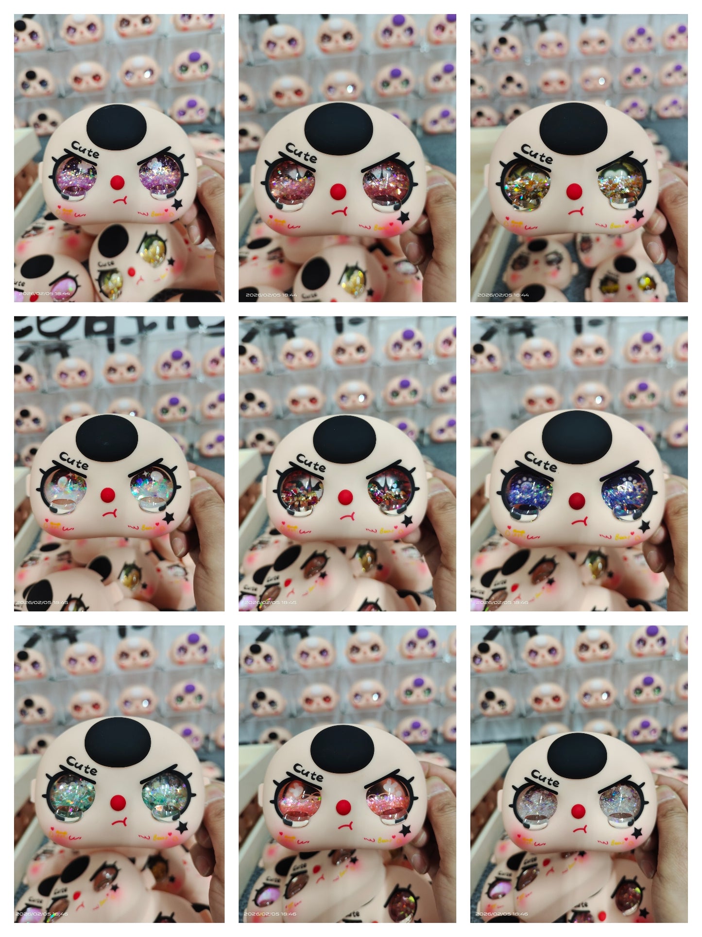 Baby Three Paci face eyes shoes