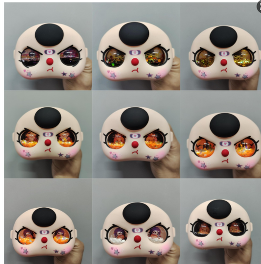 Baby Three Paci face eyes shoes