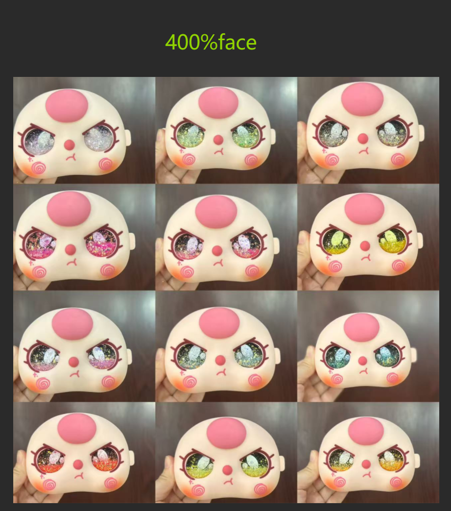 Baby Three Paci face eyes shoes