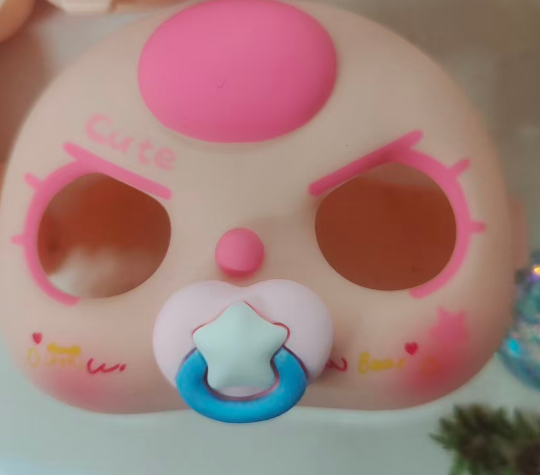 Baby Three Paci face eyes shoes