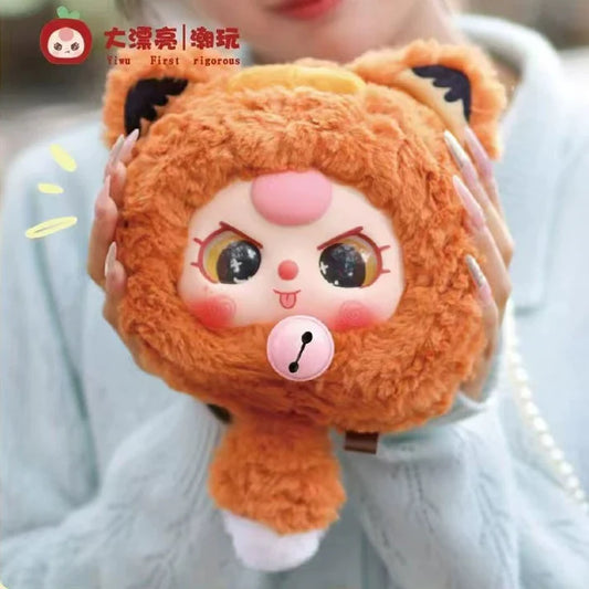 Baby Three Fortune Cat Plush Zipper Bag Series Blind Box