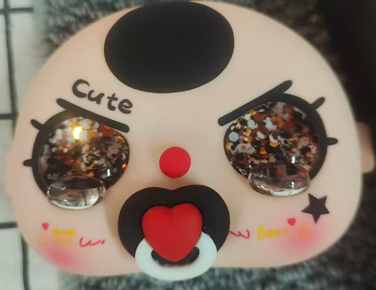 Baby Three Paci face eyes shoes